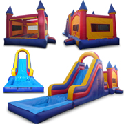 inflatable water slide combo